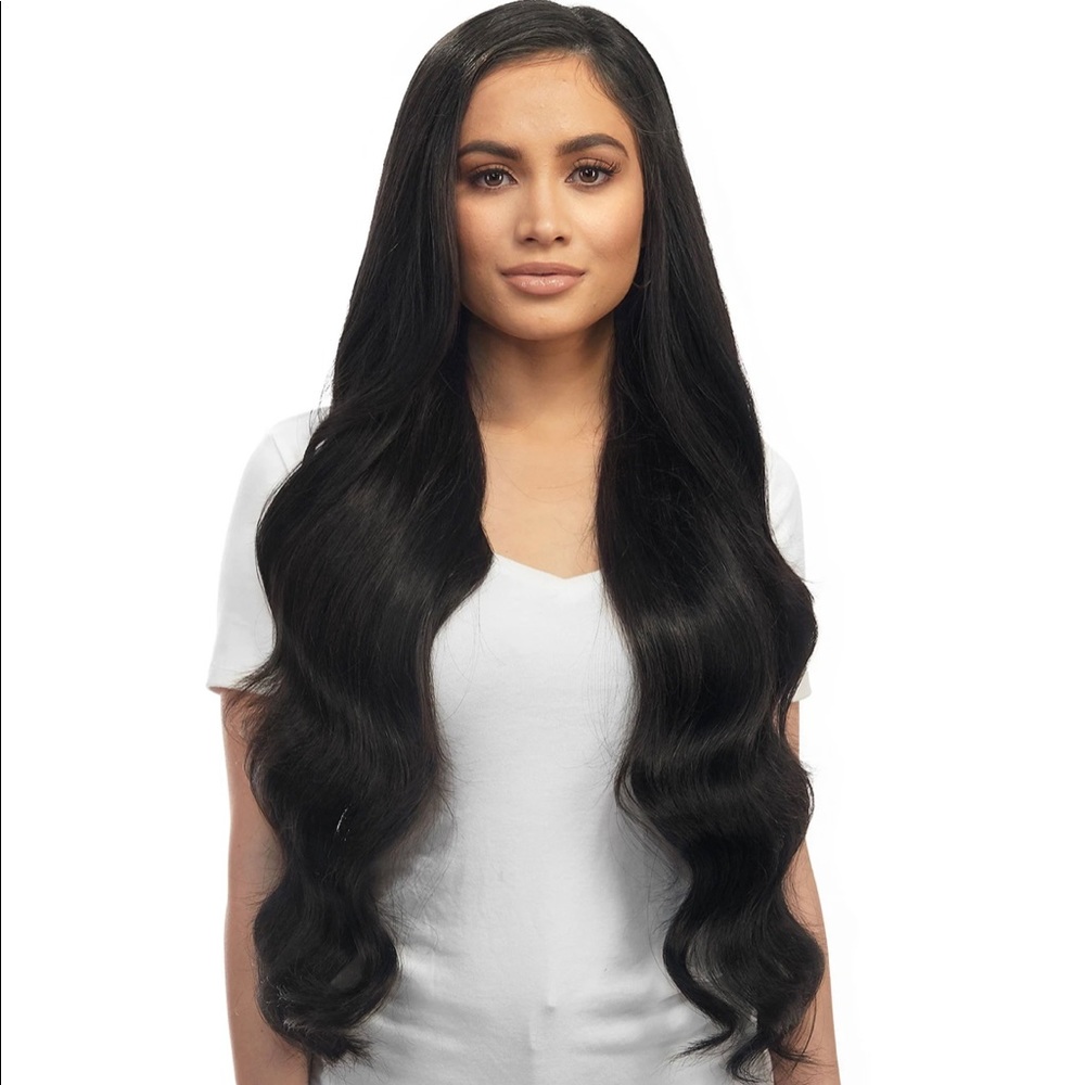 BELLAMI SILK SEAM 360G 26” JET BLACK (#1) HAIR EXTENSIONS